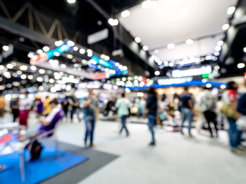 Atraia visitantes e destaque sua Marca com stands incríveis em eventos
